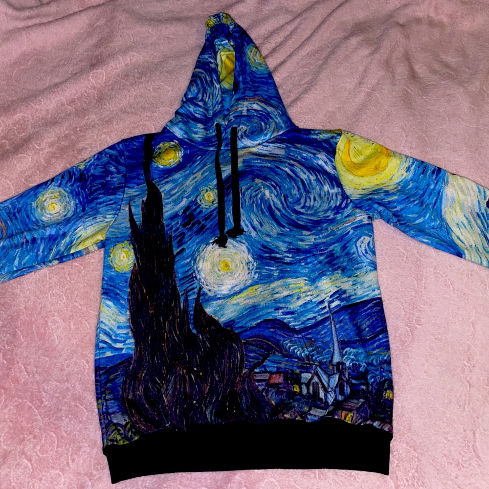 *** 3 FOR 30$ *** VAN GOGH | STARRY NIGHT HOODIE